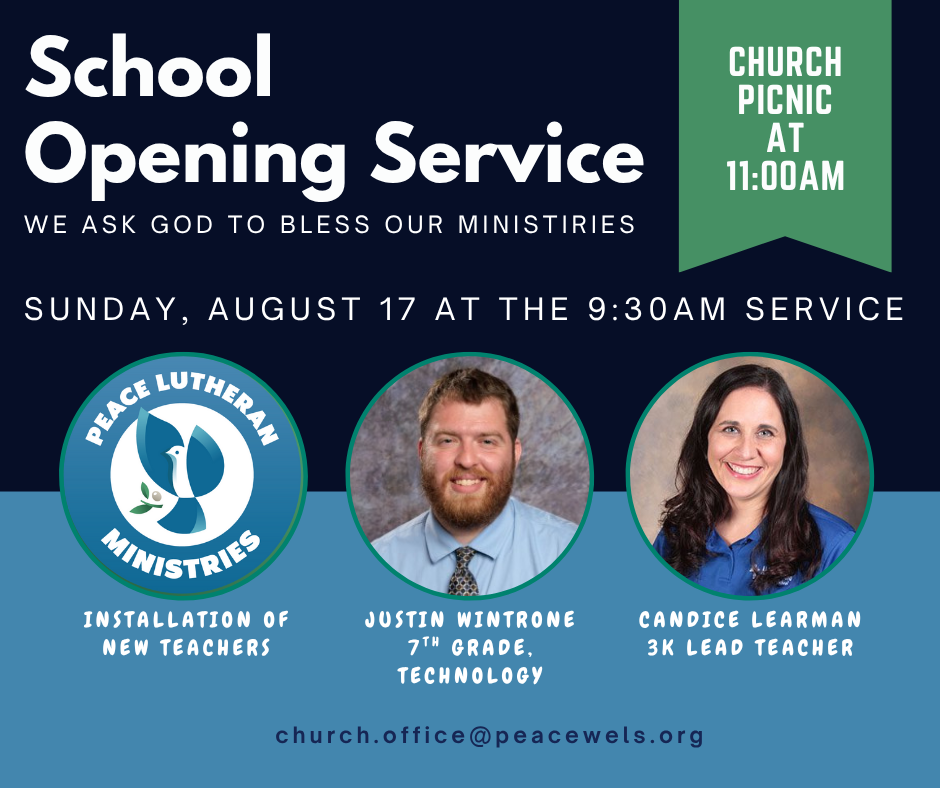 School Opening Service