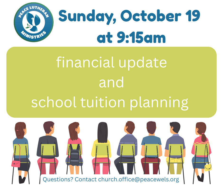 Financial update and school tuition planning meeting