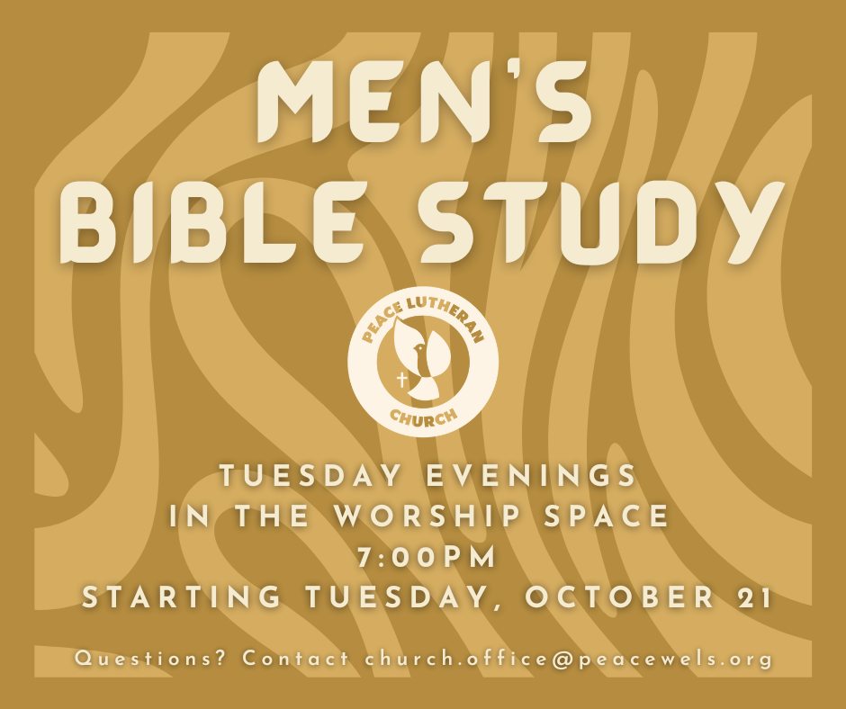 Men’s Bible Study