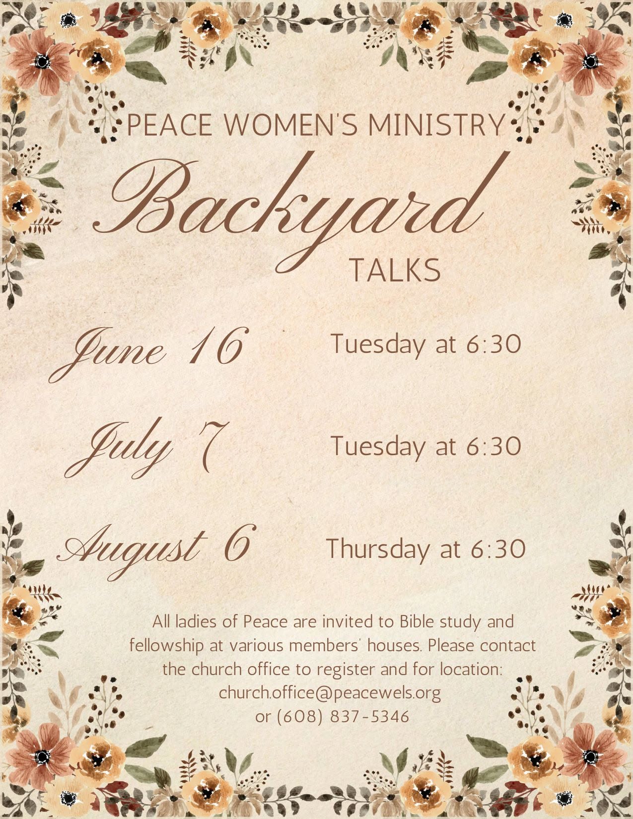 Women’s Bible Study