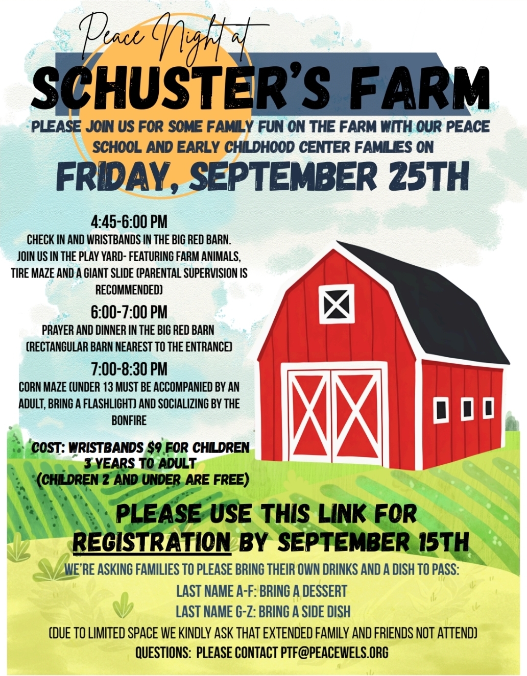 Peace Night at Schusters’ Farm!