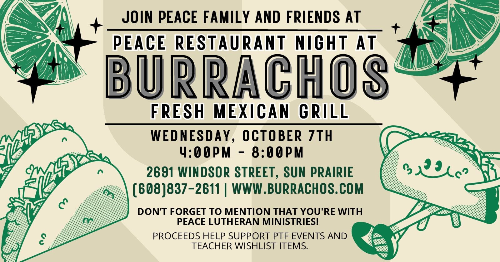 Peace Night at Burrachos!